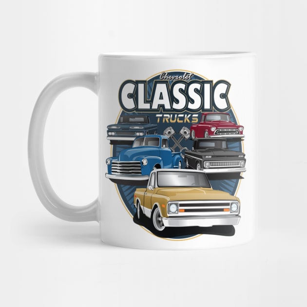 Chevrolet C10 Pickup Trucks Chevy truck 67-72 by RPM-ART